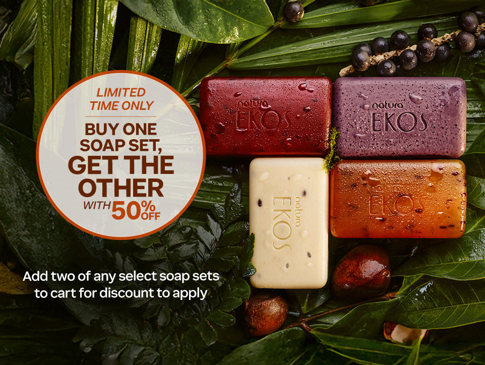 Buy one Soap Set, get the other with 50% OFF