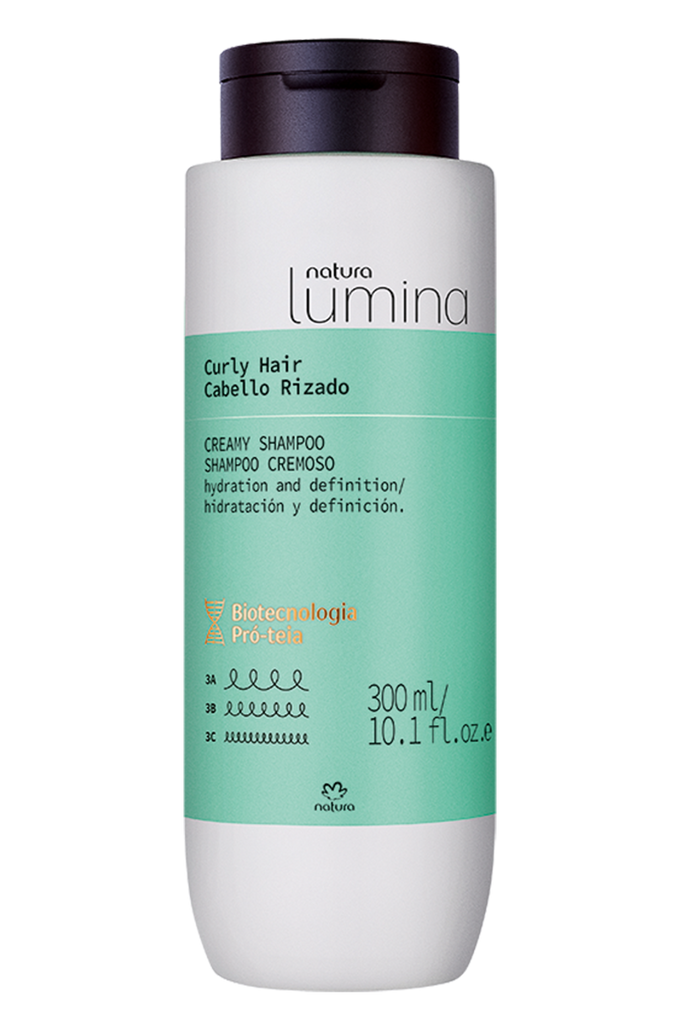 Lumina Curly Creamy Shampoo Natura