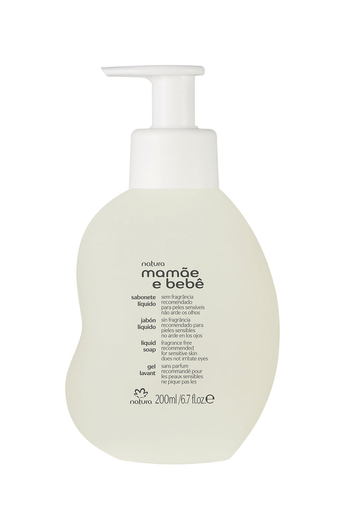 Baby Head to Toe Liquid Soap Fragrance Free For Sensitive Skin Natura