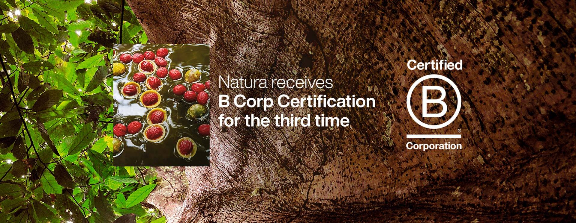 Natura Receives Third B Corp Certification