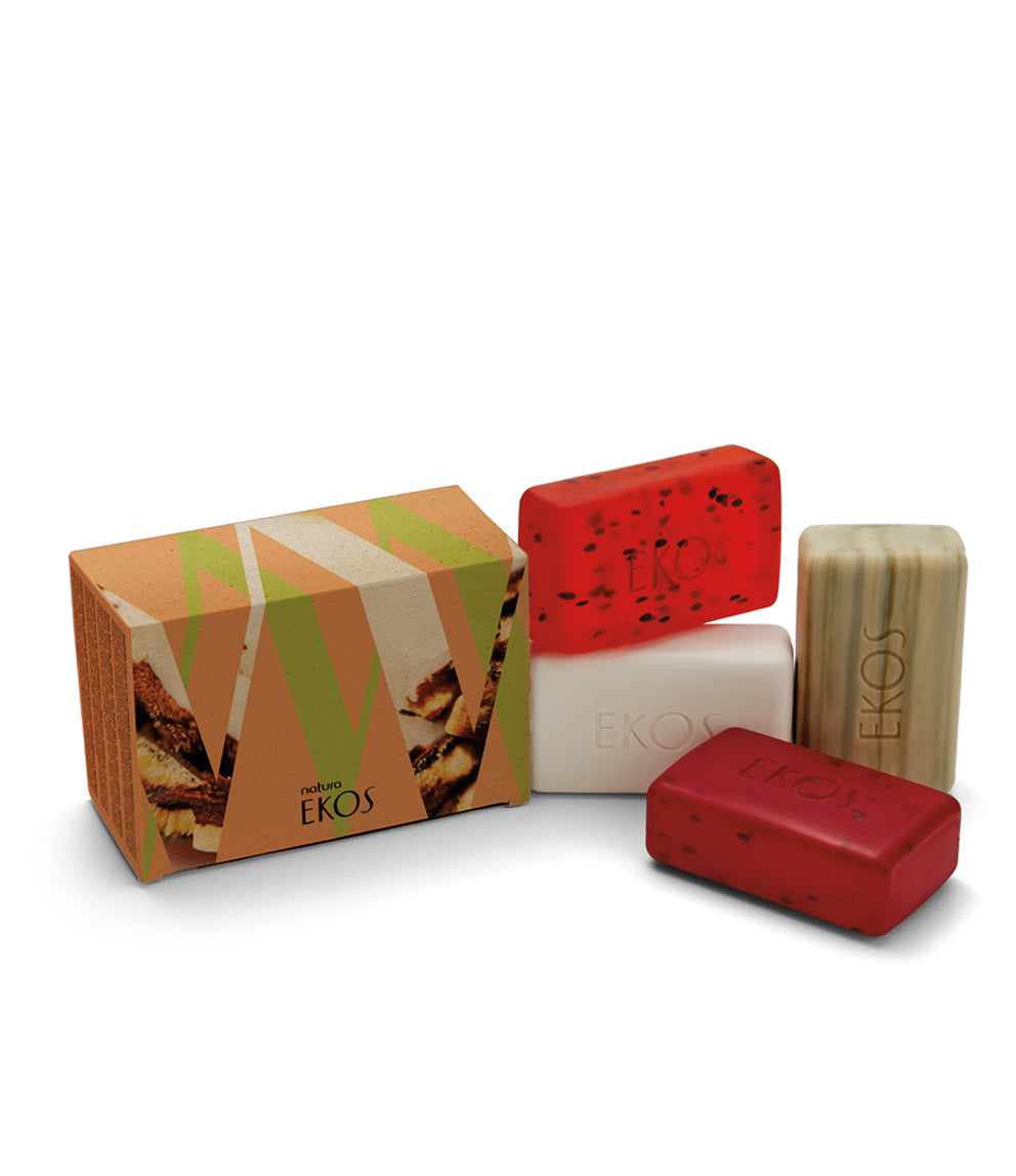 Ekos Multipack Creamy, Exfoliating and Refreshing Bar Soap Set_mobile
