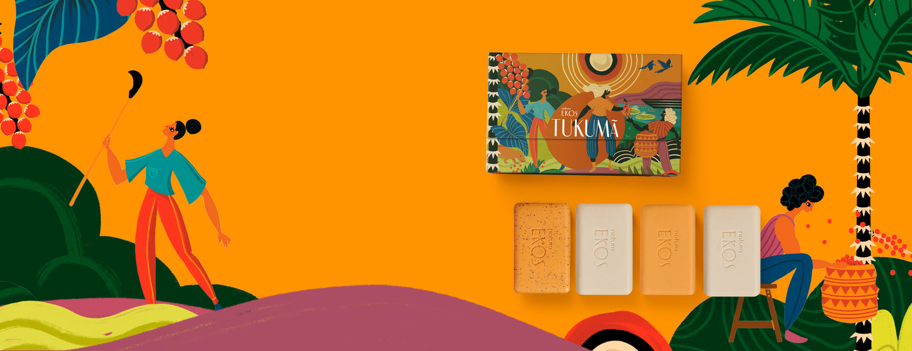 Ekos Tukumã Creamy and Exfoliating Bar Soap Set Special Edition_desktop