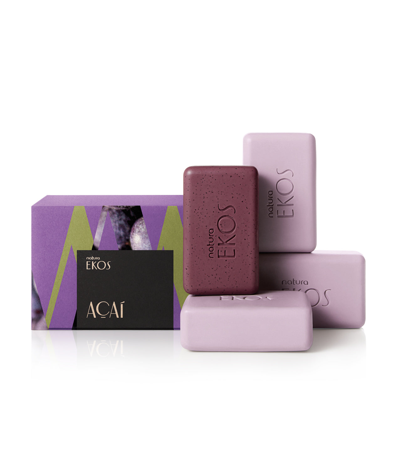 Ekos Açaí Creamy & Exfoliating Monopack Soap Set