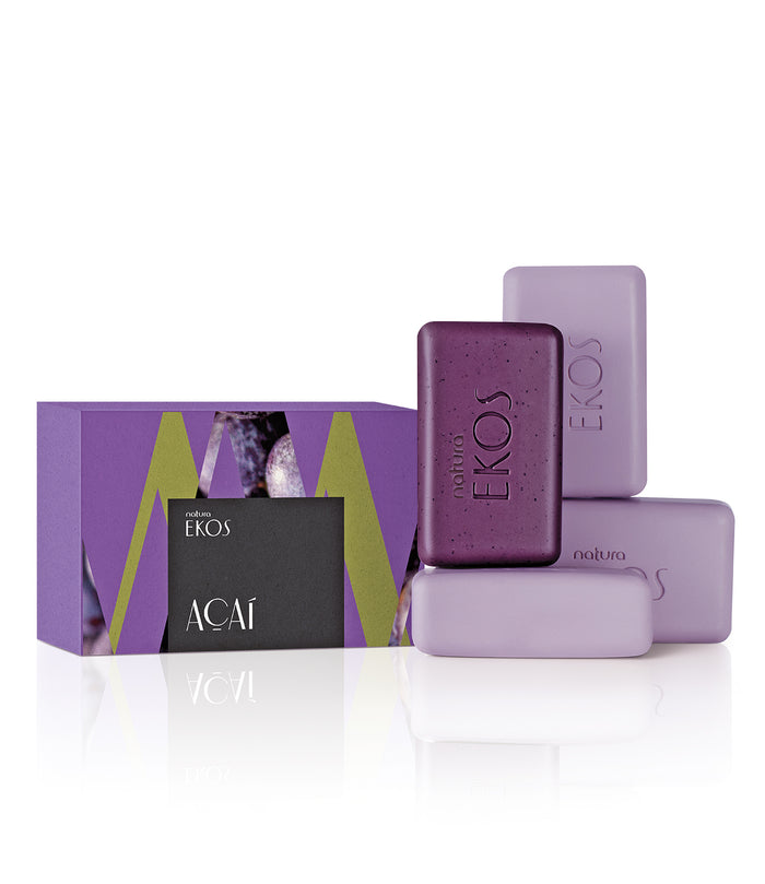 Ekos Açaí Creamy & Exfoliating Monopack Bar Soap Set_mobile