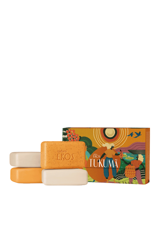 Ekos Tukumã Creamy and Exfoliating Bar Soap Set Special Edition_thumbnail