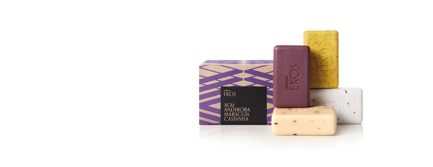 Ekos Exfoliating Bar Soap Set - Açaí, Andiroba, Maracujá & Castanha_desktop