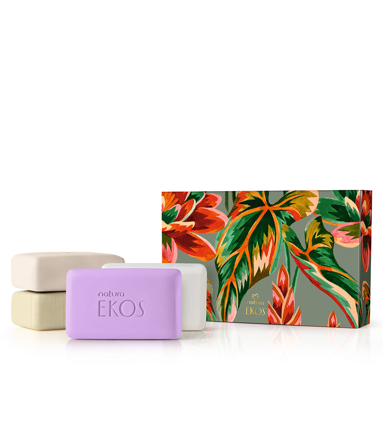 eko　1207 Ekos Holiday Creamy Soap Bar Set | Natura