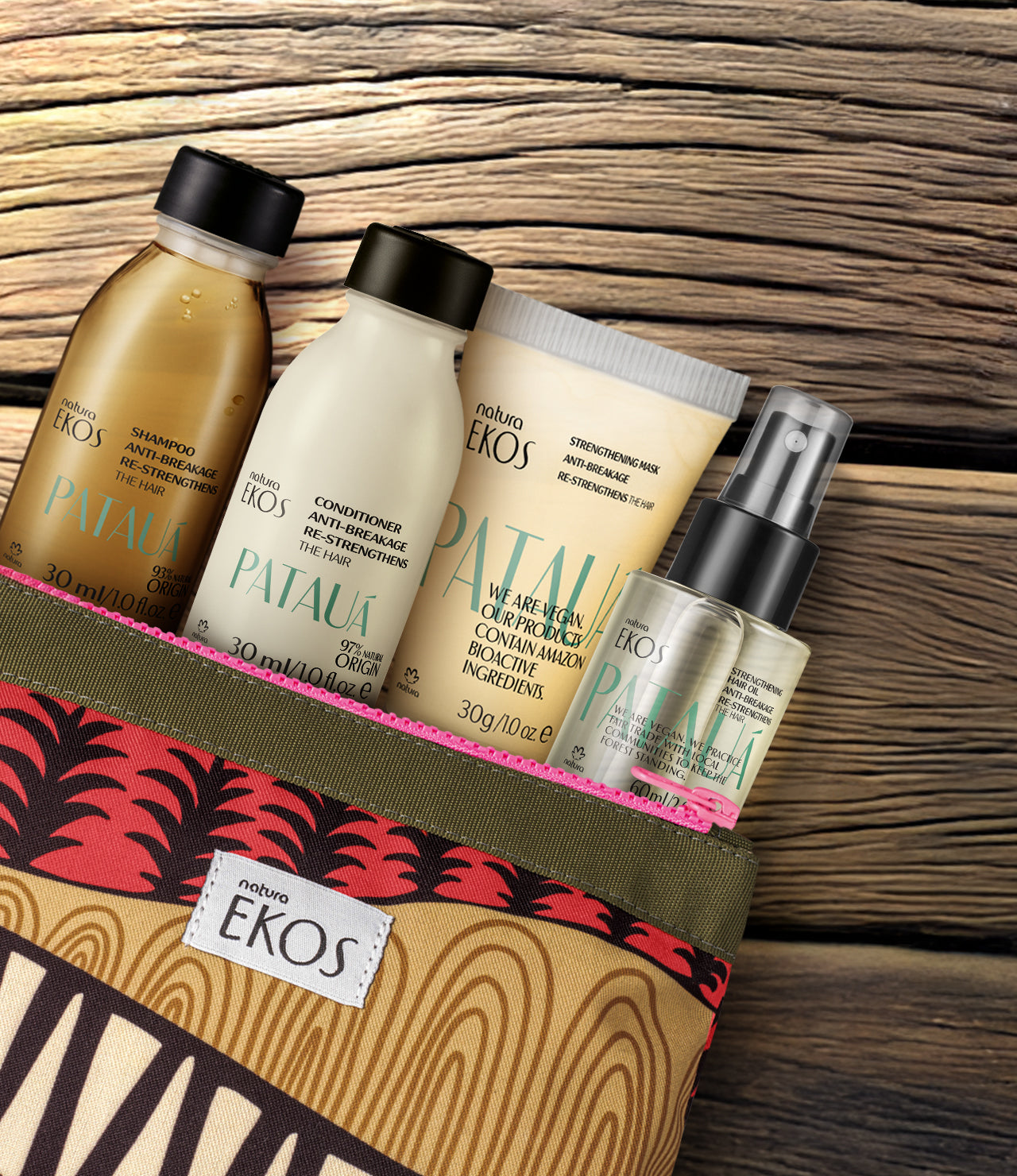 Ekos Patauá 4-Step Hair Power Set