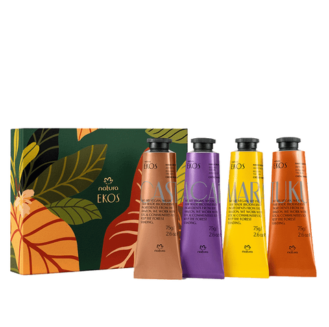 Deluxe Full Size Hand Cream Quartet Holiday Set | Natura