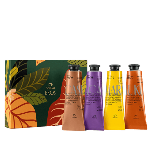 Deluxe Full Size Hand Cream Quartet Holiday Set | Natura