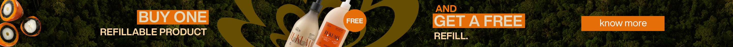 Natura Brasil | Buy One Refillable Item, Get a Free Refill