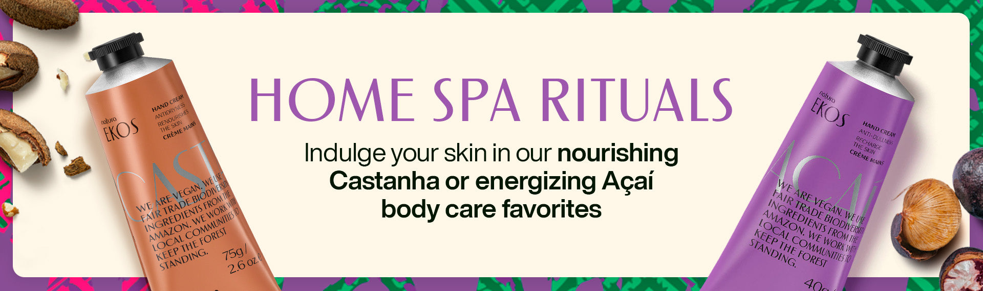 Spa Rituals Natura: Açaí and Castanha