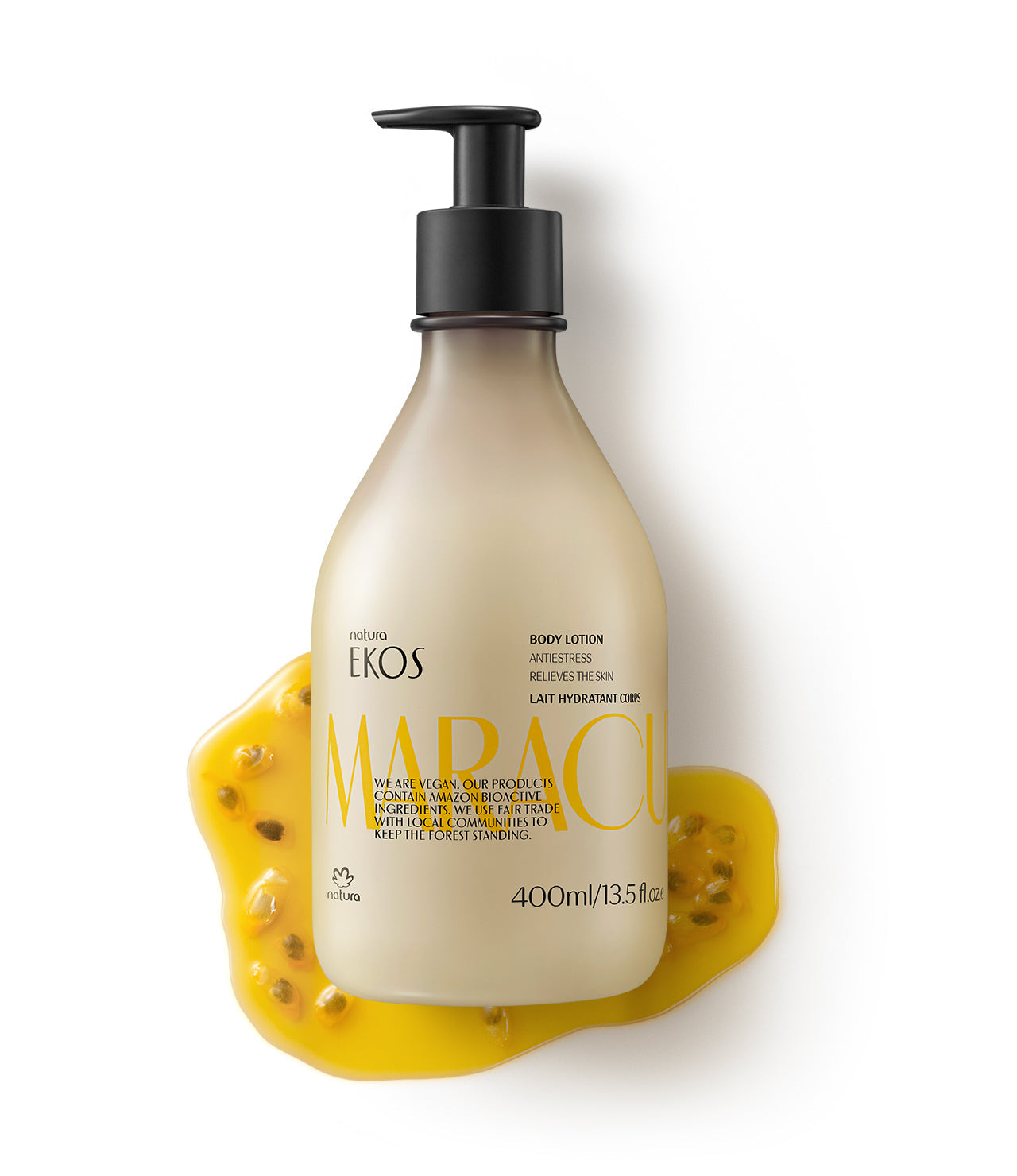 Maracujá Soothing Vegan Natural Body Lotion For Dry Skin