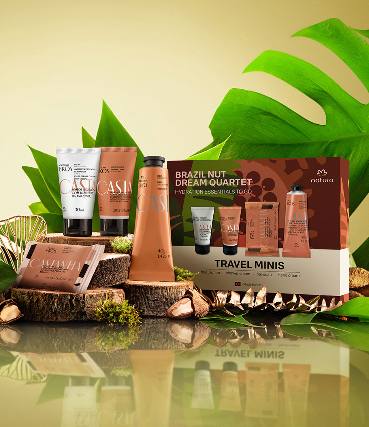 Castanha Brazil Nut 24-Hour Hydration Holiday Mini Set | Natura
