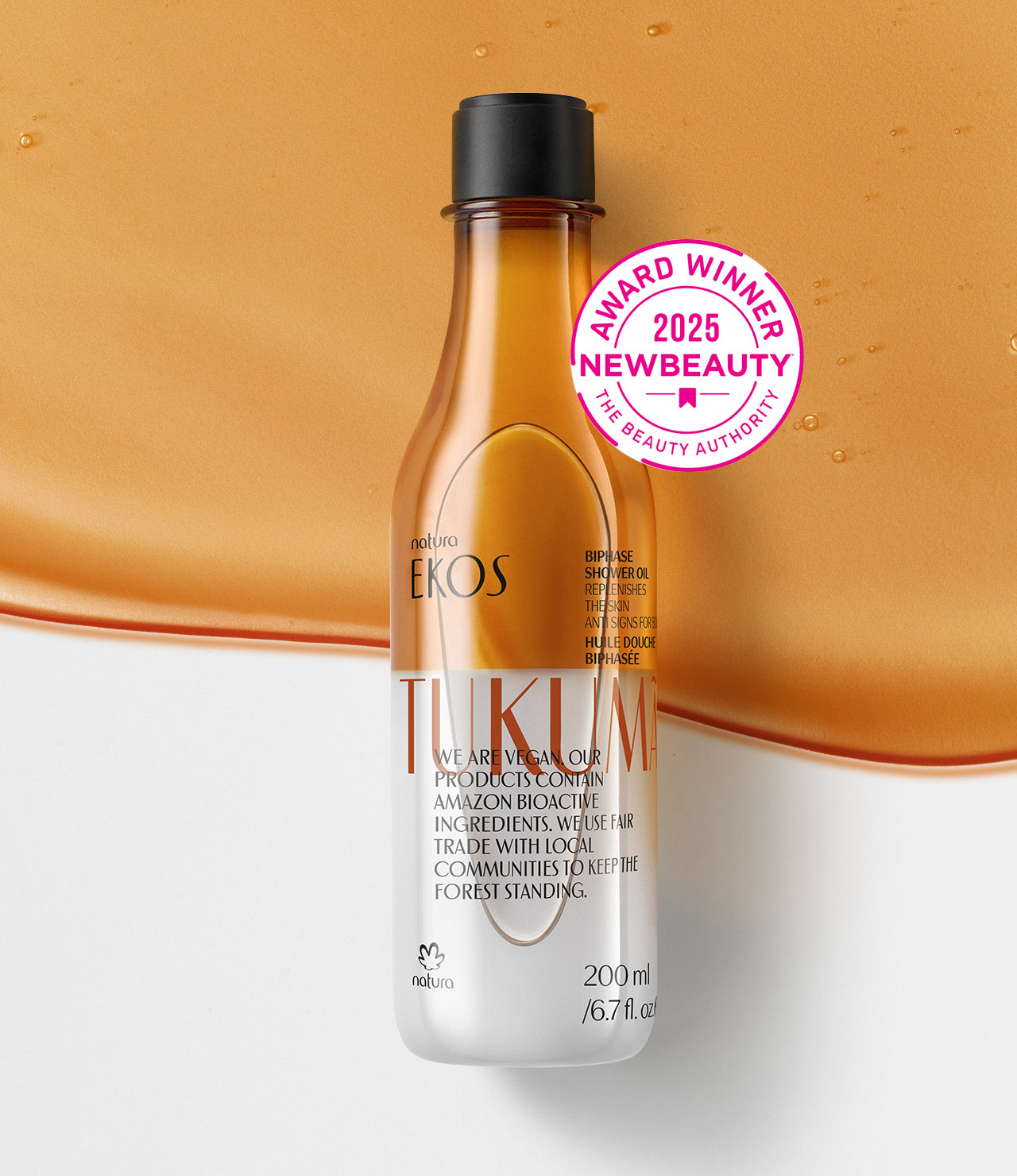 Ekos Tukumã Biphase Shower Oil