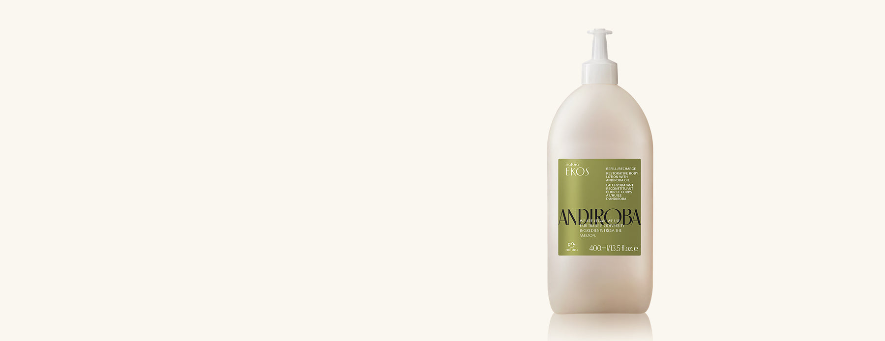 natura ekos andiroba body lotion refill 400ml