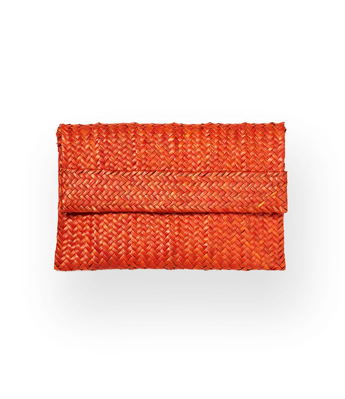 Orange Raffia Clutch_mobile