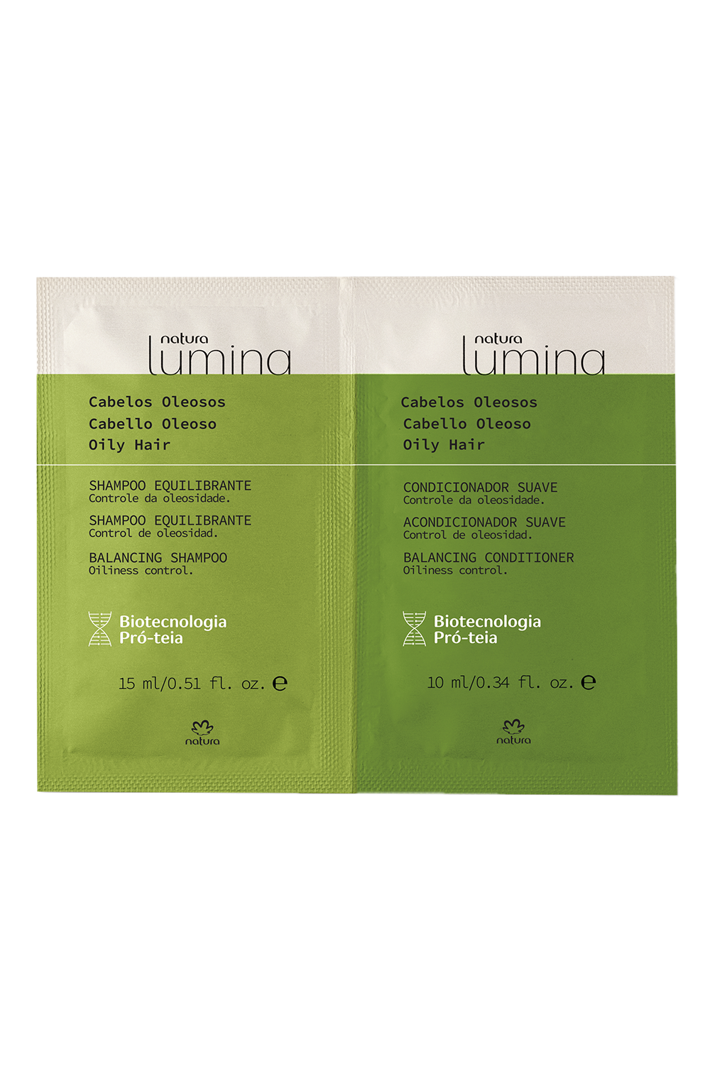 Lumina Shampoo and Conditioner for Oily Hair Sample