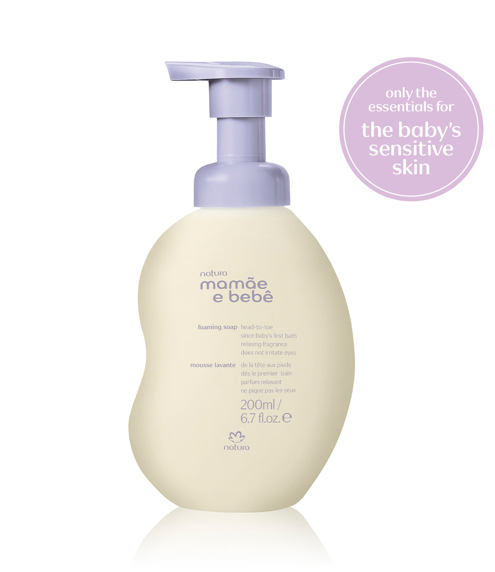 Baby Foaming Soap Head to Toe Relaxing Fragrances - Mamãe e Bebê - 200 ml_mobile