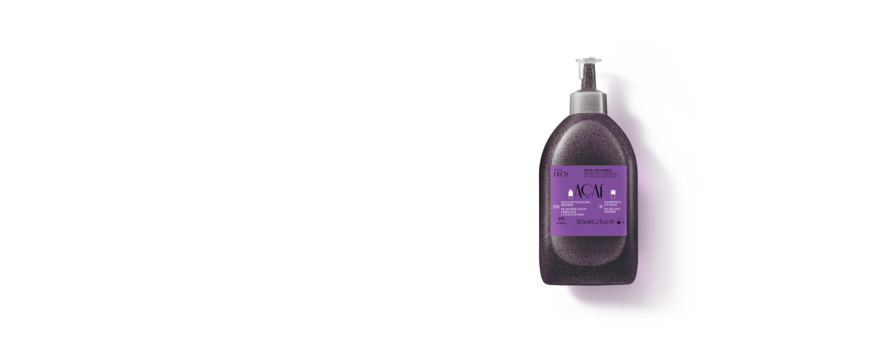 Ekos Açaí Exfoliating Shower Gel Refill