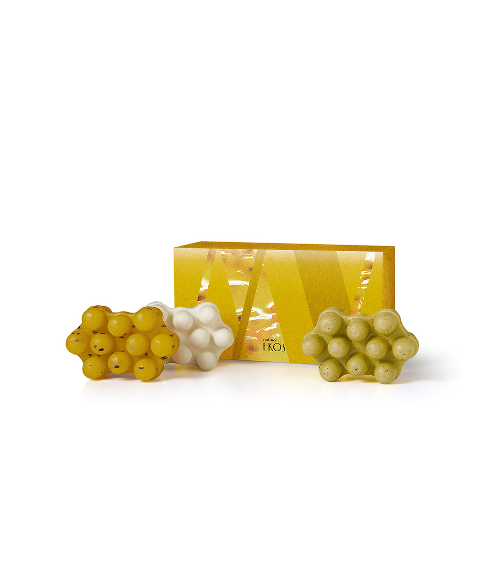 Ekos Maracujá Massage Bar Soap Set_mobile